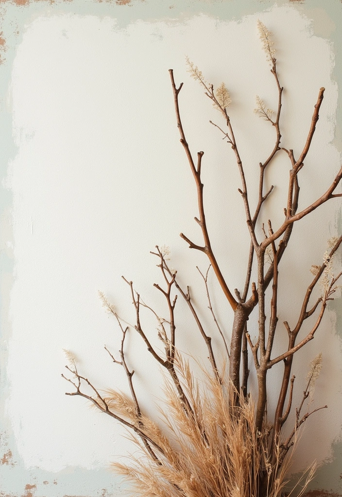 25 Easy DIY Home Decor Projects That’ll Transform Your Space in a Weekend! - 19. DIY Wall Art with Twigs