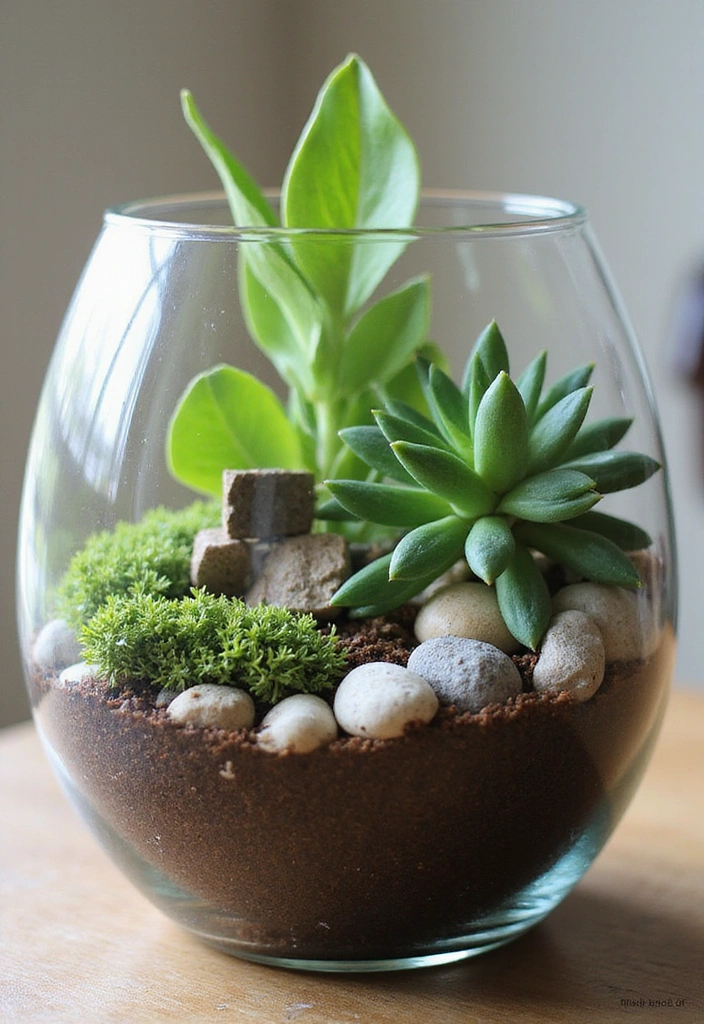25 Easy DIY Home Decor Projects That’ll Transform Your Space in a Weekend! - 11. DIY Terrarium