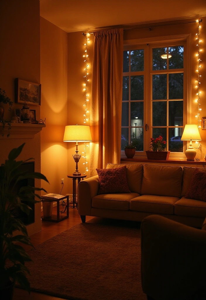 25 Living Room Decor Ideas That'll Transform Your Space into a Cozy Haven (You Won't Believe #12!) - 6. Cozy Lighting Options