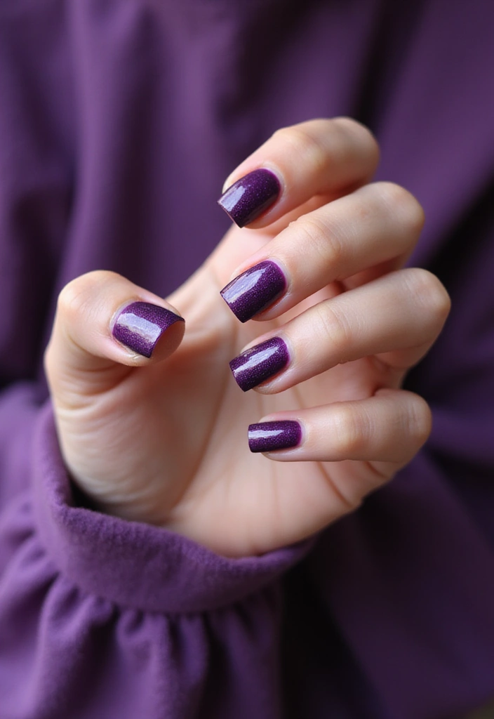 30 Must-Try Nail Colors for 2025: Get Ready to Turn Heads with #12! - 26. Amethyst Purple