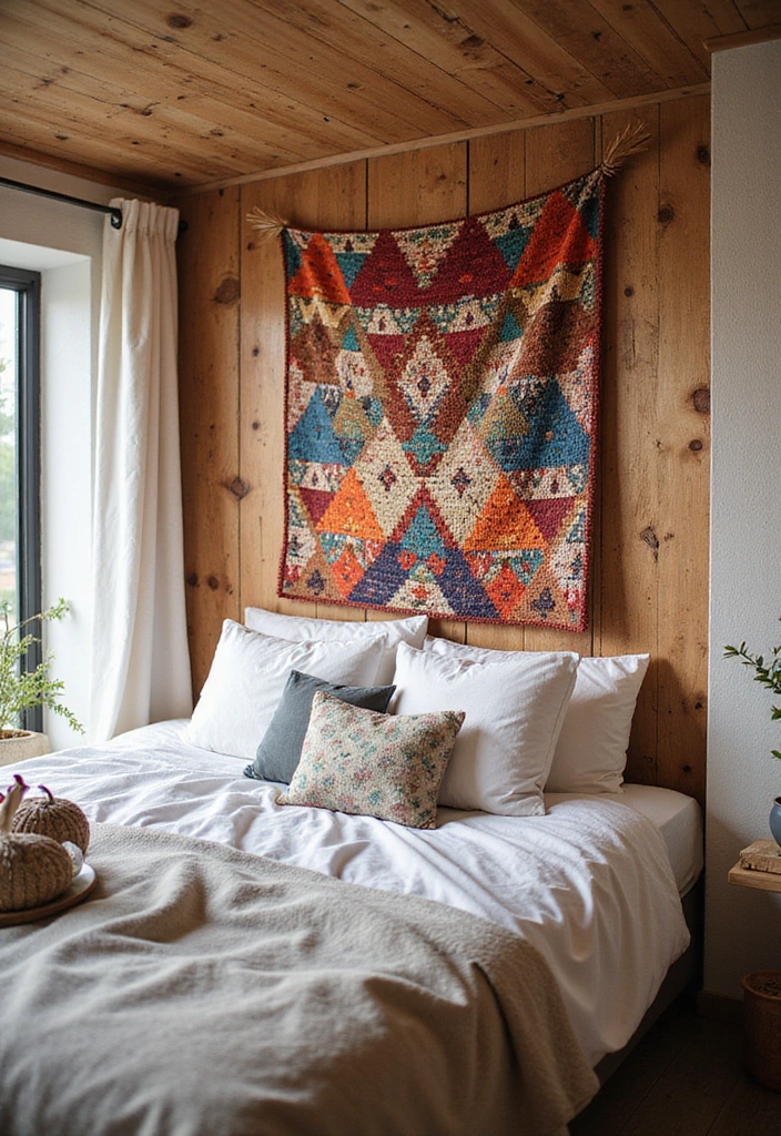 25 Easy DIY Decor Projects You Can Tackle This Weekend (Even if You're a Beginner!) - 6. Simple Fabric Wall Hangings