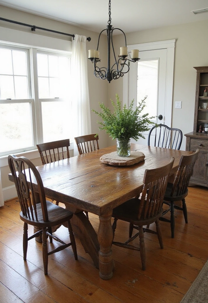 25 Stunning DIY Home Decor Ideas That'll Transform Your Space on a Budget! - 8. Reclaimed Wood Table