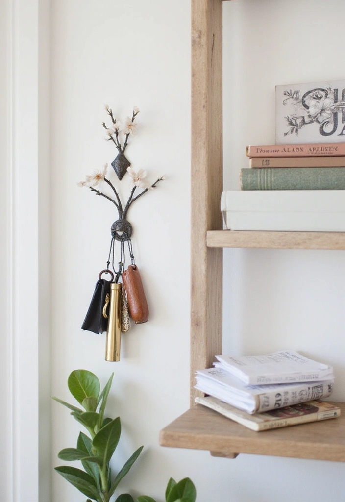 25 Easy DIY Decor Projects You Can Tackle This Weekend (Even if You're a Beginner!) - 24. DIY Key Holders with Hooks