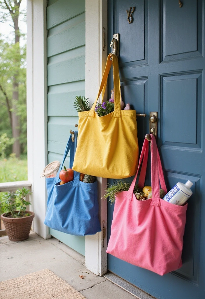 25 Easy DIY Decor Projects You Can Tackle This Weekend (Even if You're a Beginner!) - 20. Upcycled T-shirt Tote Bags
