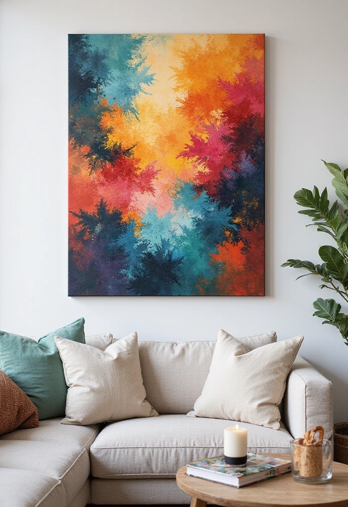 25 Stunning DIY Home Decor Ideas That'll Transform Your Space on a Budget! - 2. DIY Wall Art Canvas