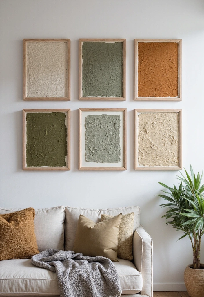 25 Stunning DIY Home Decor Ideas That'll Transform Your Space on a Budget! - 5. Framed Fabric Art