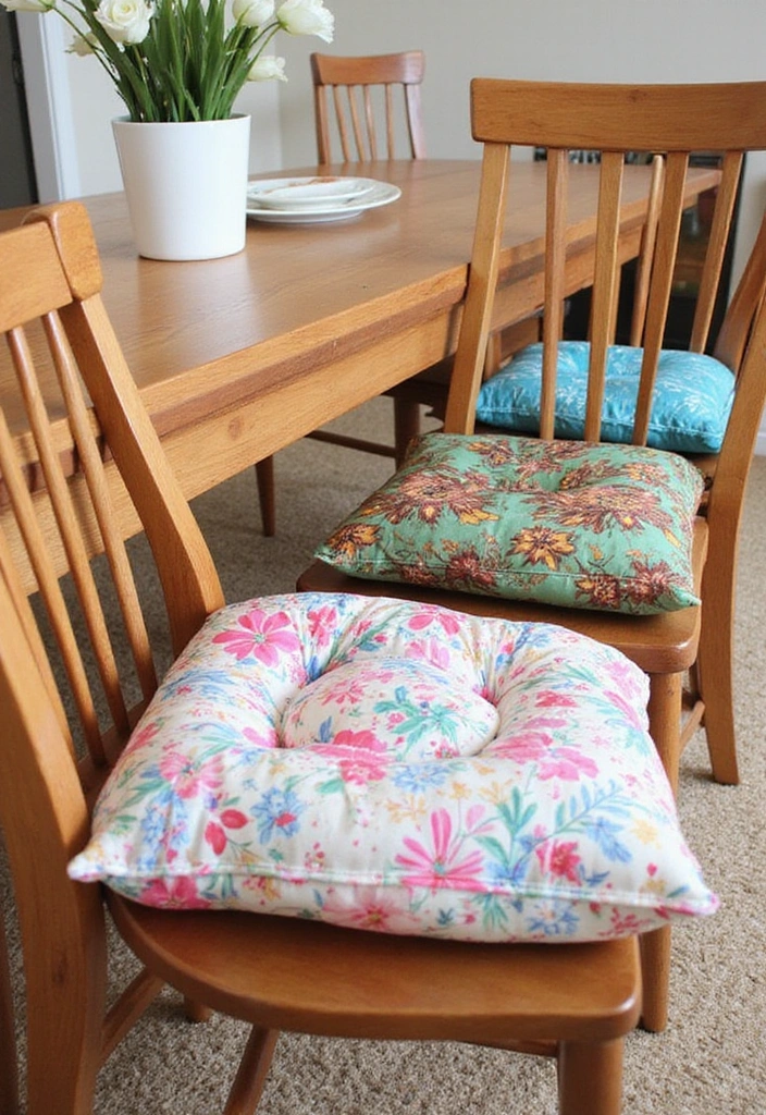 25 Easy DIY Home Decor Projects That’ll Transform Your Space in a Weekend! - 16. DIY Chair Cushions