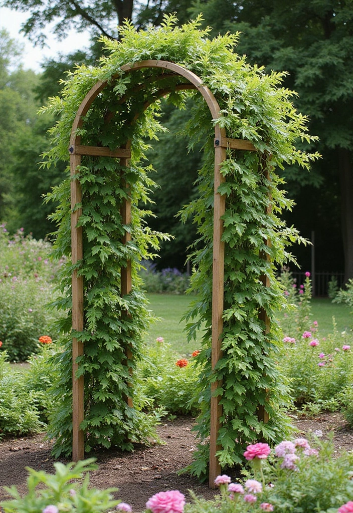 25 Stunning DIY Home Decor Ideas That'll Transform Your Space on a Budget! - 21. DIY Garden Trellis