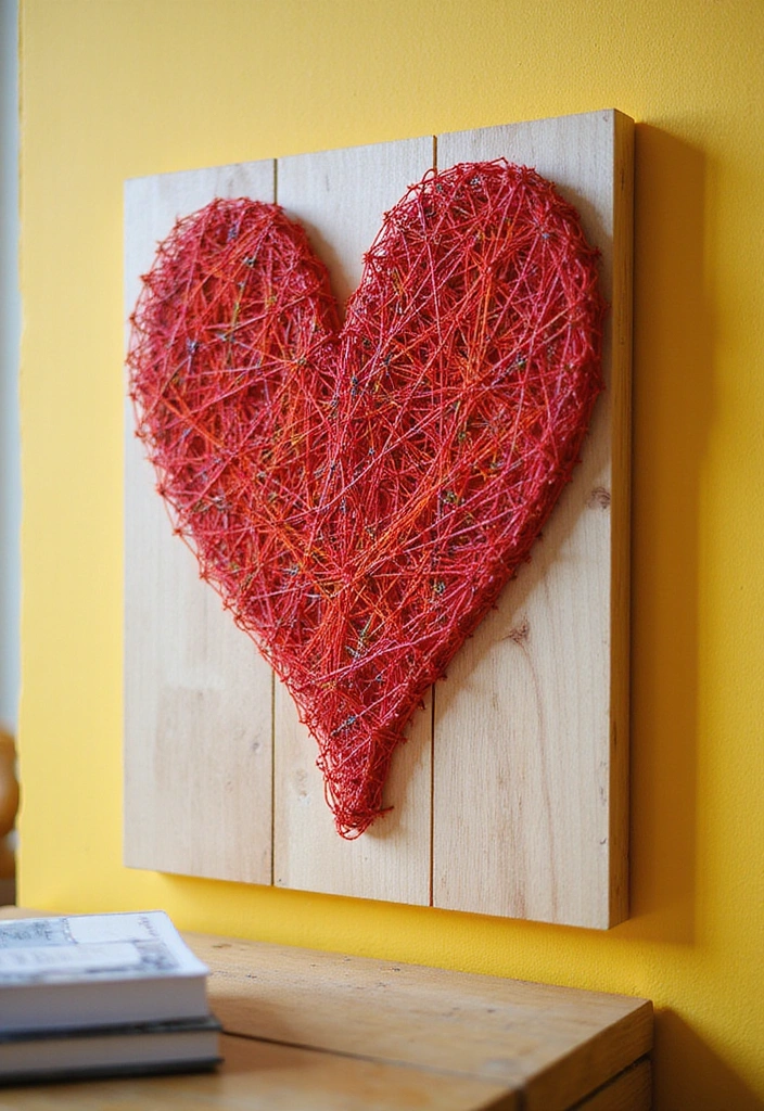 25 Easy DIY Decor Projects You Can Tackle This Weekend (Even if You're a Beginner!) - 9. Simple String Art Designs