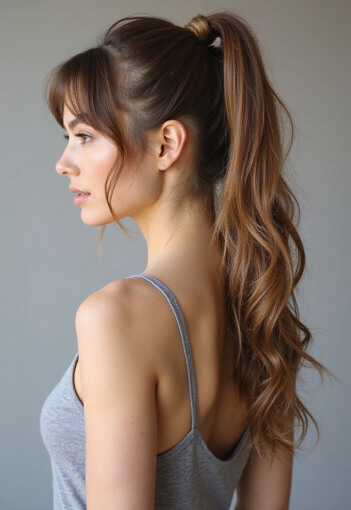 18 Stylish Ponytail Hairstyles That Will Elevate Your Everyday Look (Especially #7!) - 14. Layered Ponytail