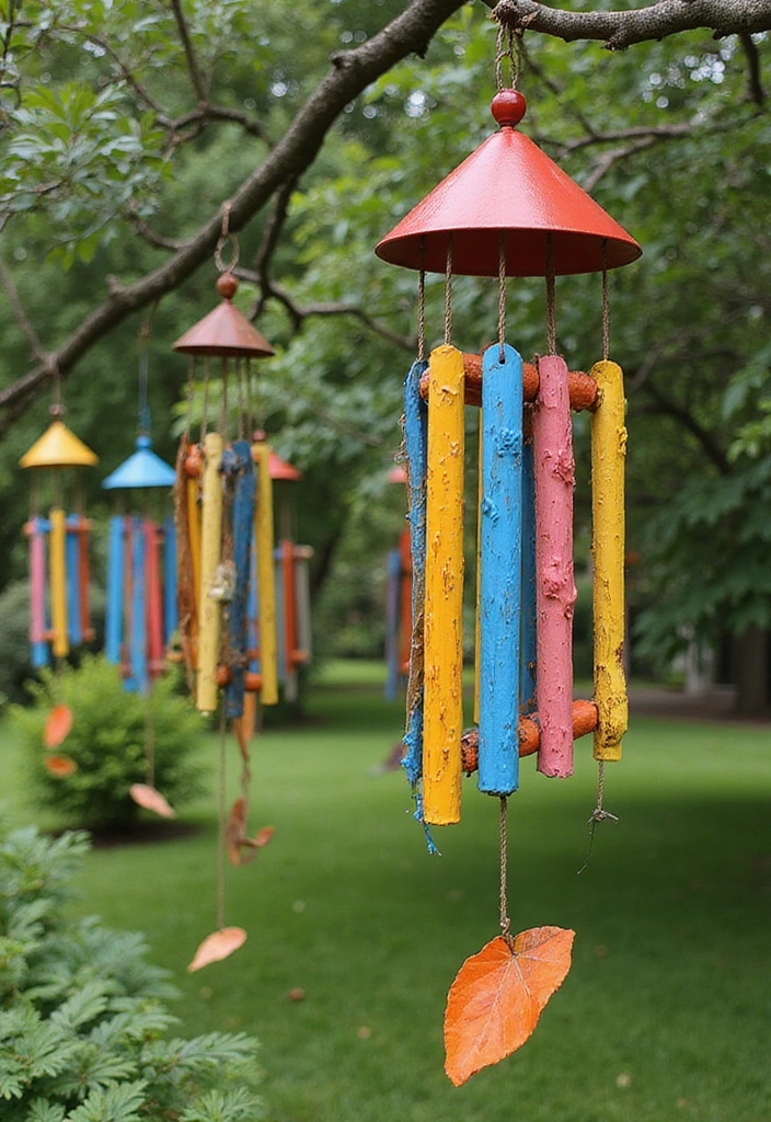 25 Easy DIY Decor Projects You Can Tackle This Weekend (Even if You're a Beginner!) - 16. DIY Wind Chimes with Recycled Materials