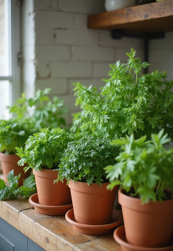 25 Sustainable Decor Trends for 2025 That Are Good for the Planet! - 24. Indoor Herb Gardens