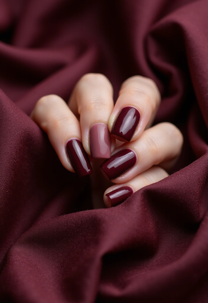 30 Must-Try Nail Colors for 2025: Get Ready to Turn Heads with #12! - 4. Rich Burgundy