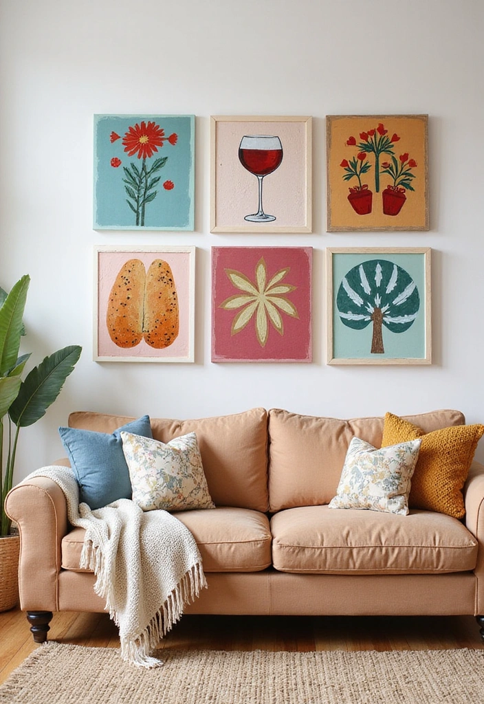 25 Easy DIY Decor Projects You Can Tackle This Weekend (Even if You're a Beginner!) - 3. DIY Wall Art with Canvas