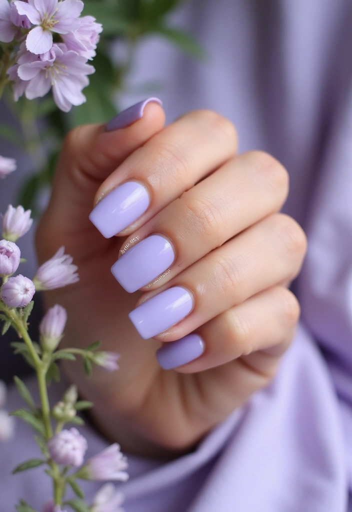 30 Must-Try Nail Colors for 2025: Get Ready to Turn Heads with #12! - 2. Pastel Lavender