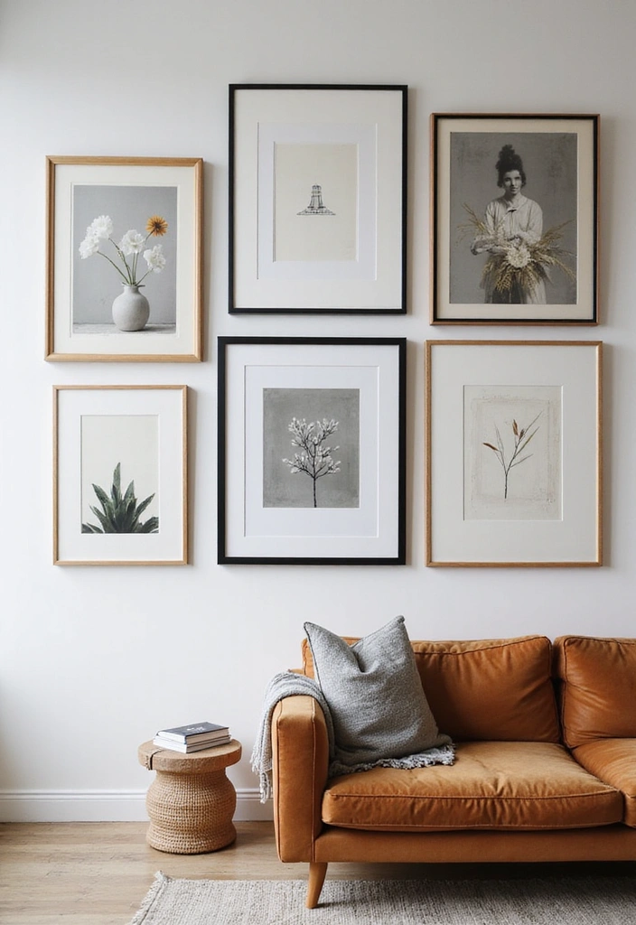 19 Small Apartment Decor Hacks That'll Make Your Space Feel Huge! - 9. Hang Art Higher