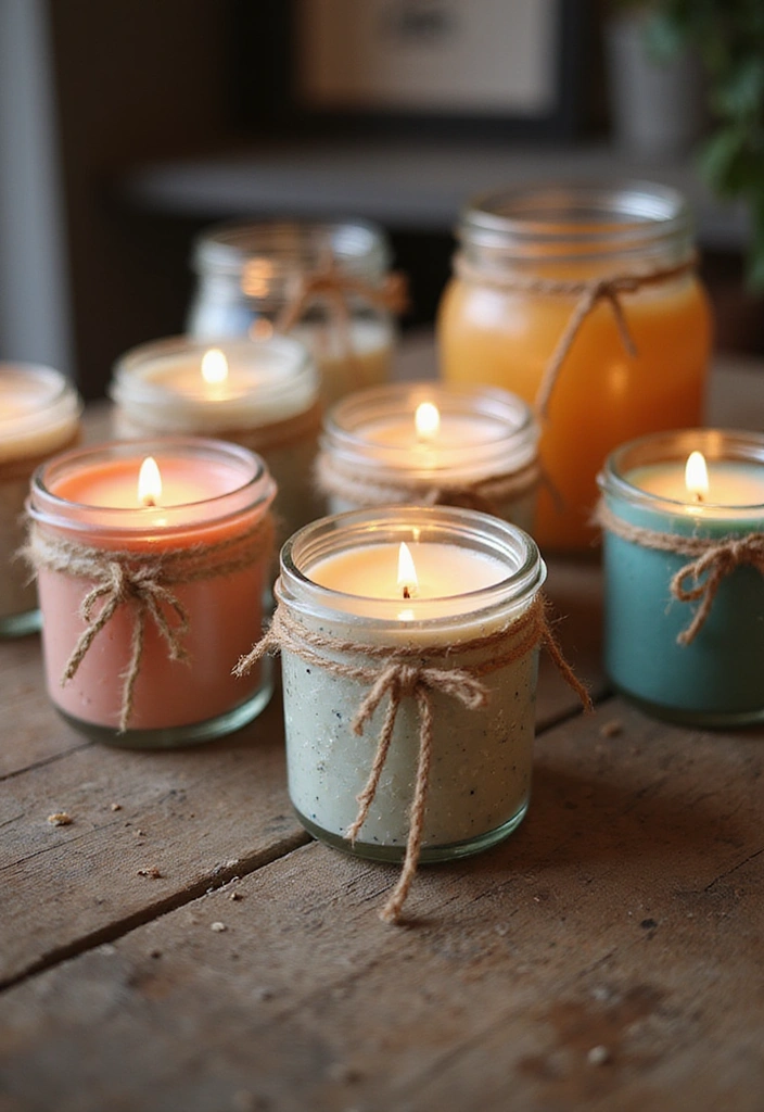 25 Easy DIY Home Decor Projects That’ll Transform Your Space in a Weekend! - 8. DIY Scented Candles