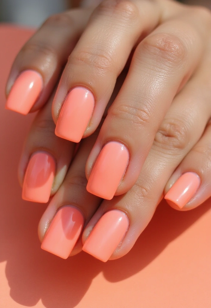 30 Must-Try Nail Colors for 2025: Get Ready to Turn Heads with #12! - 27. Bright Peach