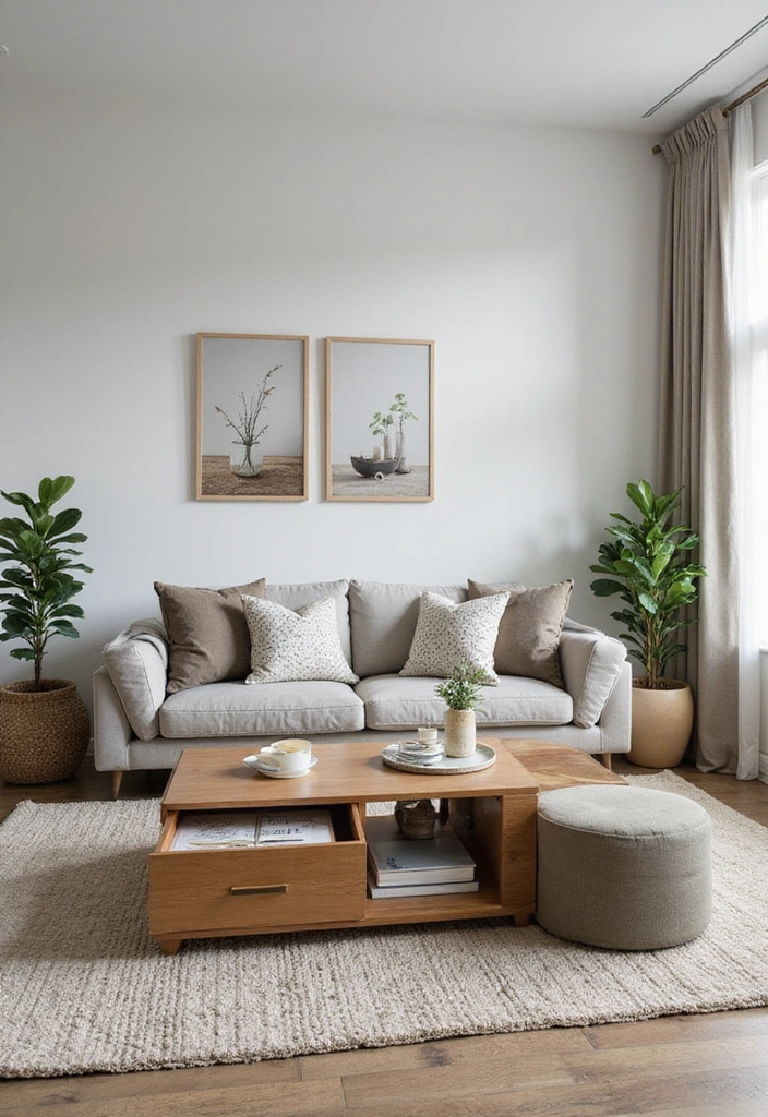 25 Living Room Decor Ideas That'll Transform Your Space into a Cozy Haven (You Won't Believe #12!) - 8. Functional Furniture Choices