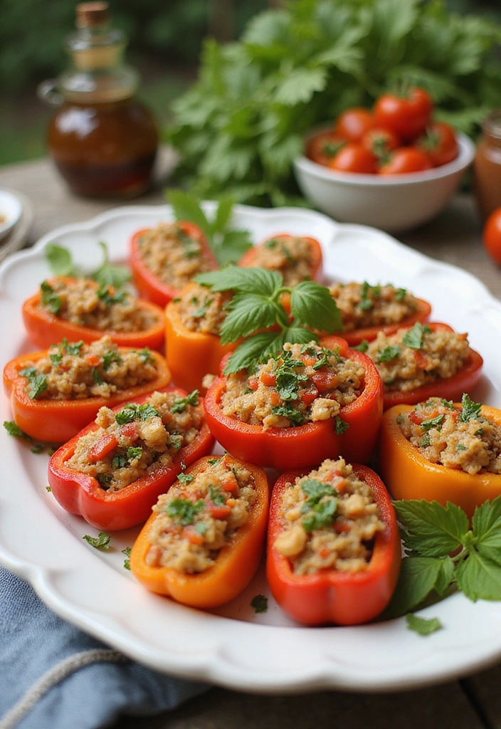 16 Delicious Vegetarian Summer Meals That Will Make You Forget About Meat! - 10. Mediterranean Stuffed Peppers