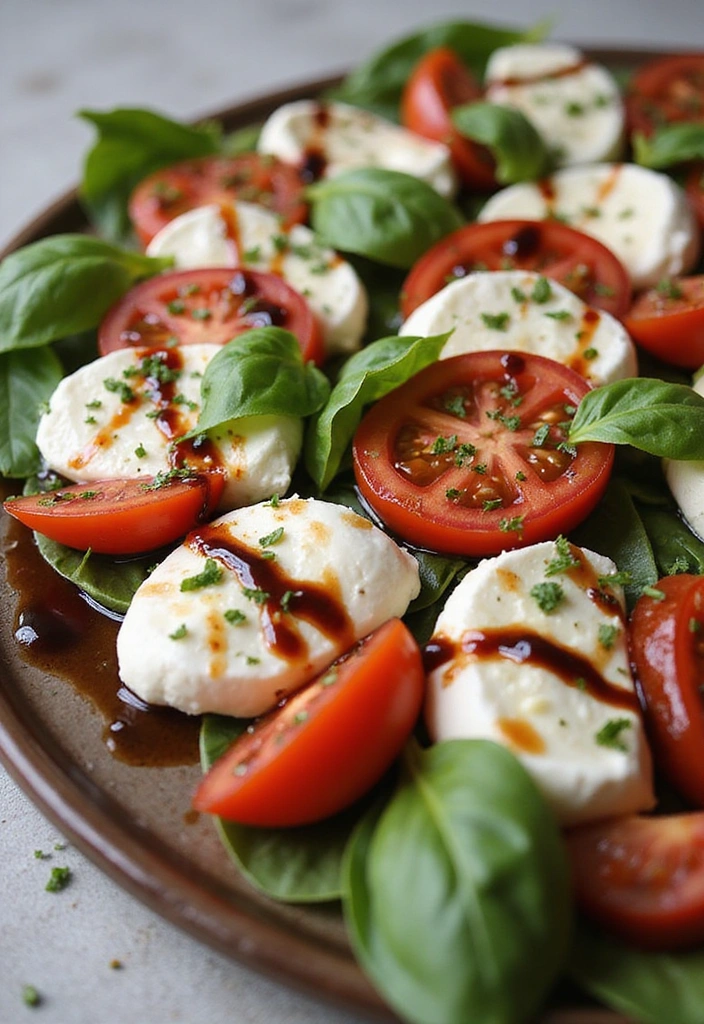 15 Healthy Meals You Can Prep in Under 30 Minutes (Your Taste Buds Will Thank You!) - 12. Caprese Salad
