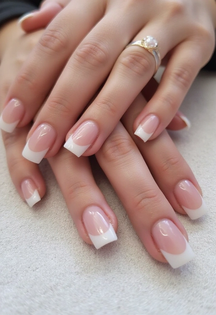 13 Gorgeous French Tip Nail Shapes That Will Complement Your Style Perfectly! - 11. Gradient French Tips for a Subtle Effect
