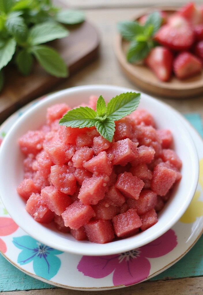14 Delicious Vegan Rhubarb Recipes That'll Surprise Even the Meat Lovers! - 8. Rhubarb Granita