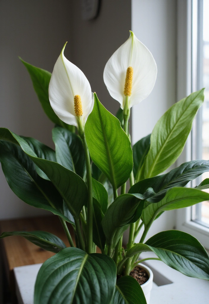 20 Indoor Plants That Will Purify Your Air (You Won't Believe #16 Is So Easy!) - 3. Peace Lily