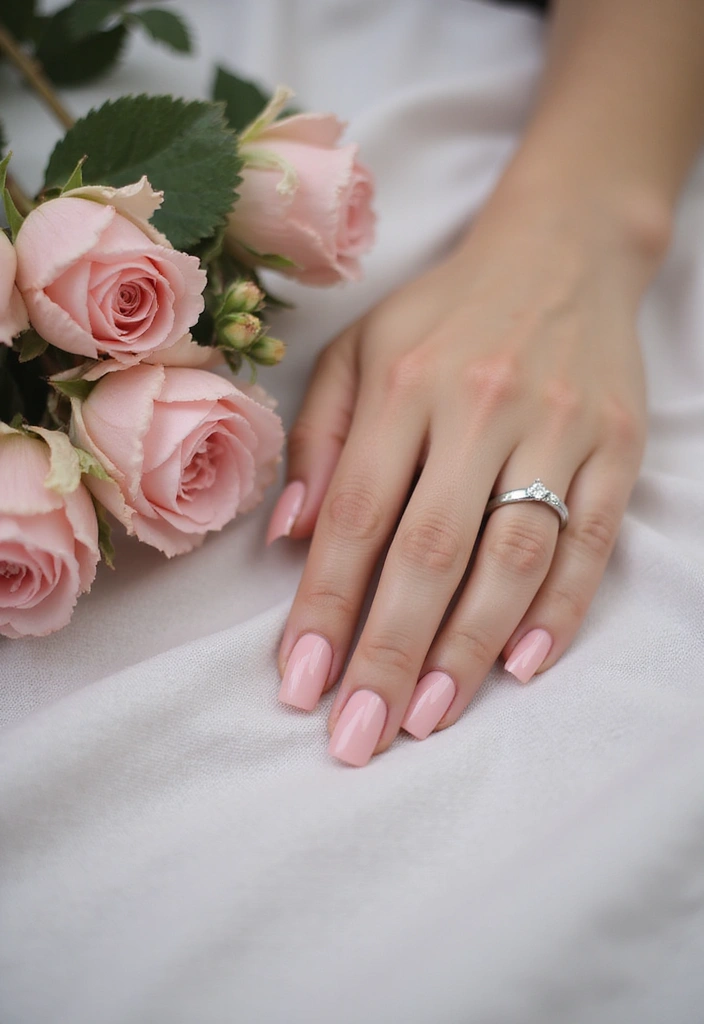20 Eye-Catching Summer Nail Colors for 2025 That Will Turn Heads (You Won't Believe #12!) - 15. Blush Pink