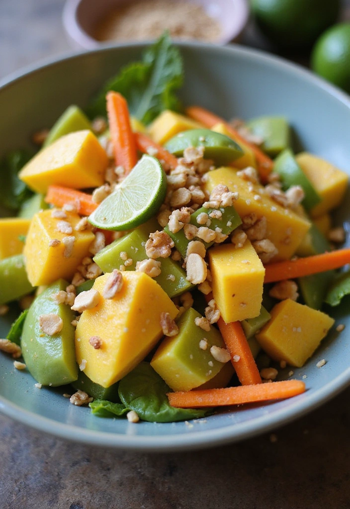 9 Light Summer Salad Recipes You Can Whip Up in Minutes! - 8. Thai Mango Salad