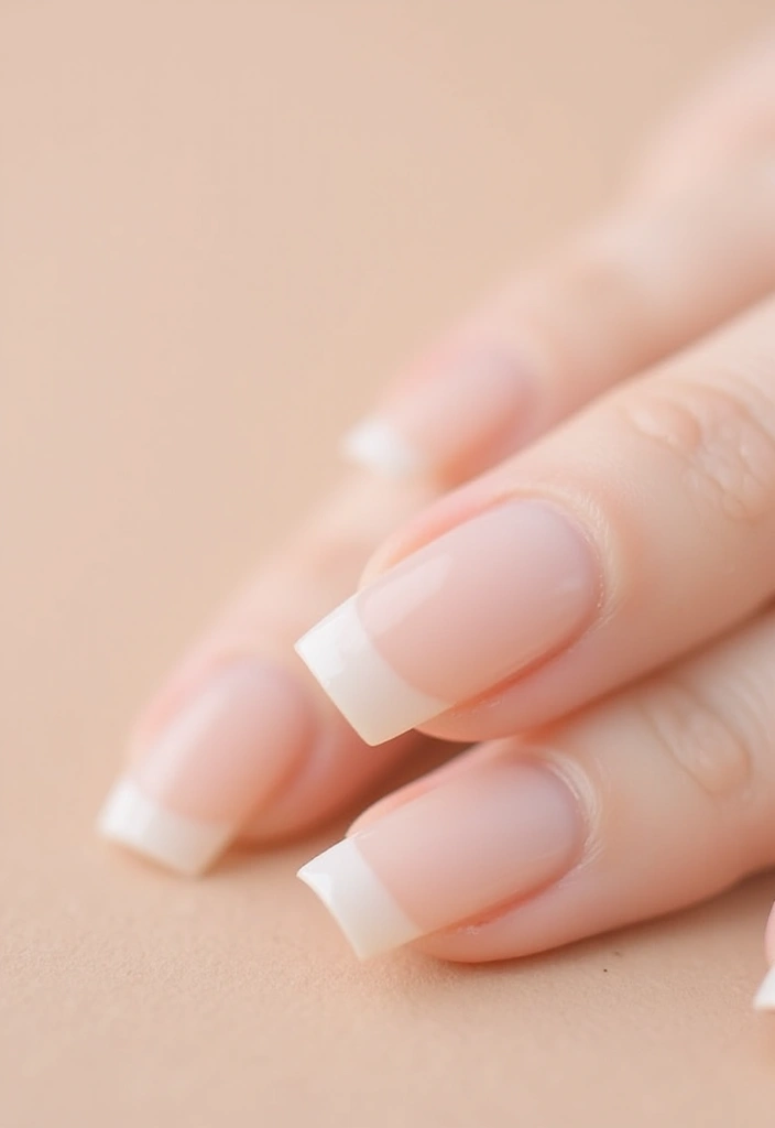 10 Classic French Tip Nails That Will Elevate Your Elegance (Number 5 Is a Must-Try!) - 5. Negative Space French Tips (A Must-Try!)