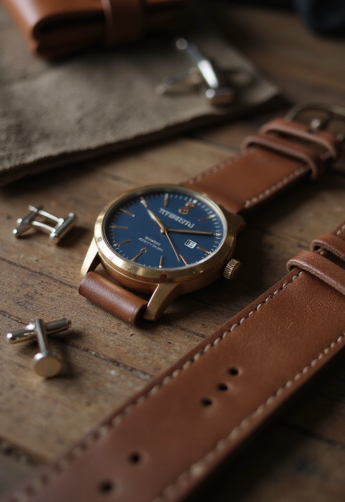 17 Stylish Father's Day Gifts He Won't Want to Take Off (Check Out #8!) - 1. Classic Leather Watch