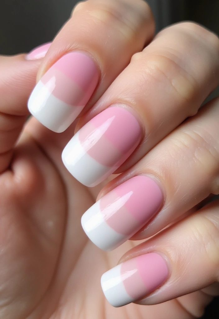 18 Creative French Nail Art Techniques You Didn't Know You Needed! - 14. Gradient French Tips