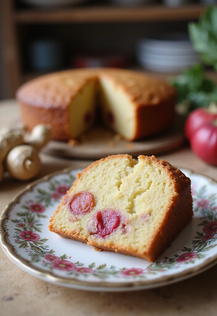 14 Moist Rhubarb Cake Recipes That Are Simply Irresistible (Wait Until You Taste #9!) - 9. Rhubarb and Ginger Cake