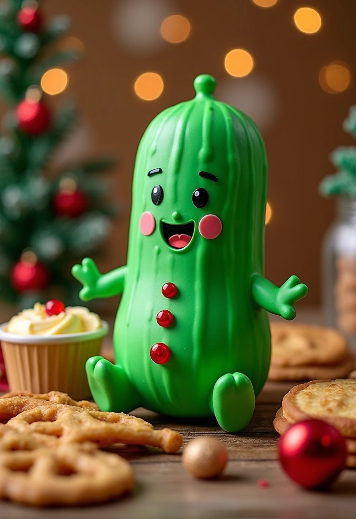25 Hilariously Unique White Elephant Gifts That'll Steal the Show (You'll Be Laughing at #12!) - 12. Yodeling Pickle