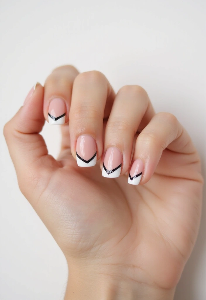 25 DIY French Nail Designs That Are Shockingly Simple (and Gorgeous!) - 19. Minimalist French Tips