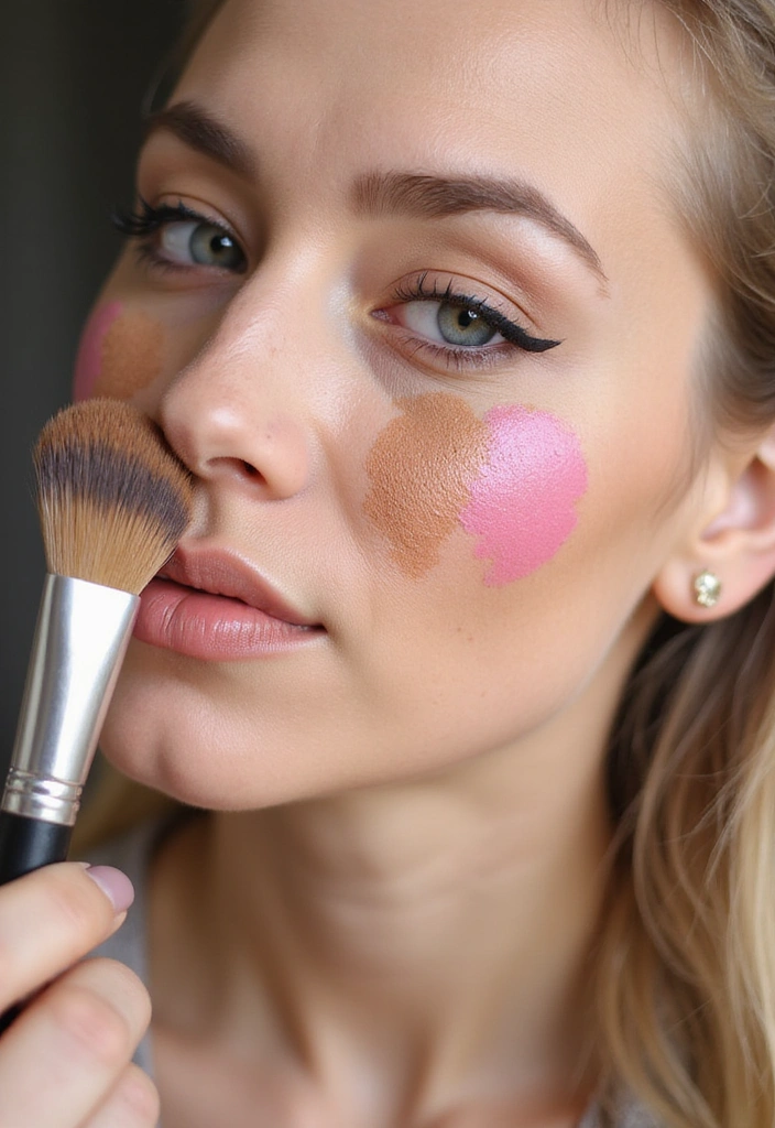 15 Genius Makeup Hacks That'll Transform Your Look in 5 Minutes! - 9. Blush and Bronzer Combo
