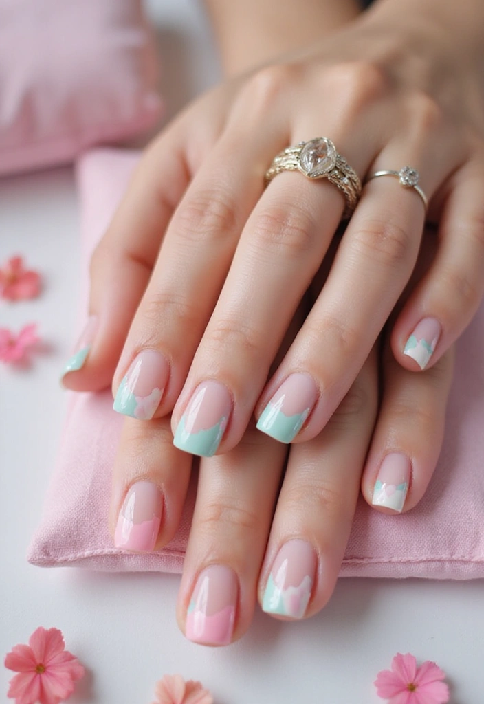 9 Chic Short French Nail Designs That Prove Less Is More (You’ll Want to Try #3!) - 3. Pastel Perfection