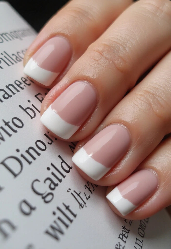 14 Luxury French Tip Nails That Will Make You Feel Like a Million Bucks (Don't Miss #9!) - 5. Matte Finish with Glossy Tips