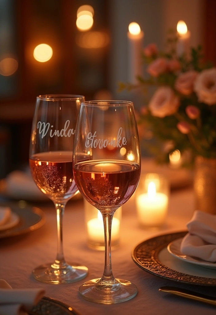 21 Personalized Fader Day Gifts That Will Make You Their Favorite! - 15. Personalized Wine Glasses