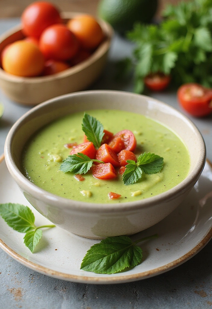 16 Delicious Vegetarian Summer Meals That Will Make You Forget About Meat! - 14. Chilled Avocado Soup