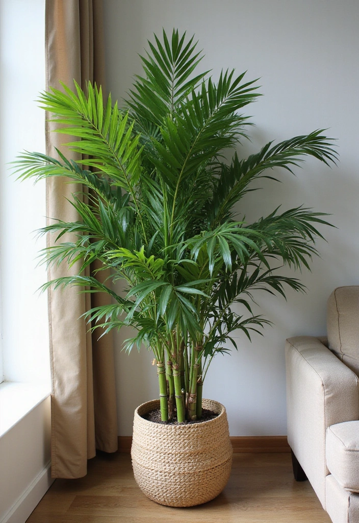 20 Indoor Plants That Will Purify Your Air (You Won't Believe #16 Is So Easy!) - 4. Bamboo Palm