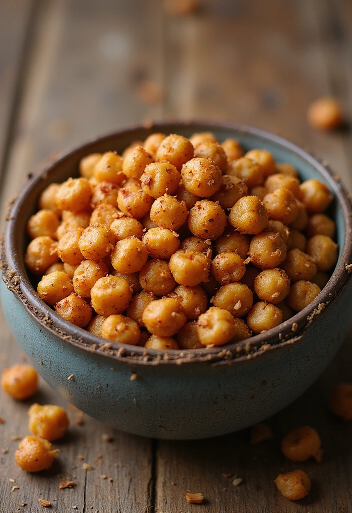 14 Guilt-Free Healthy Snacks That Are Too Good to Be True (And #6 Is a Must-Try!) - 2. Spicy Roasted Chickpeas