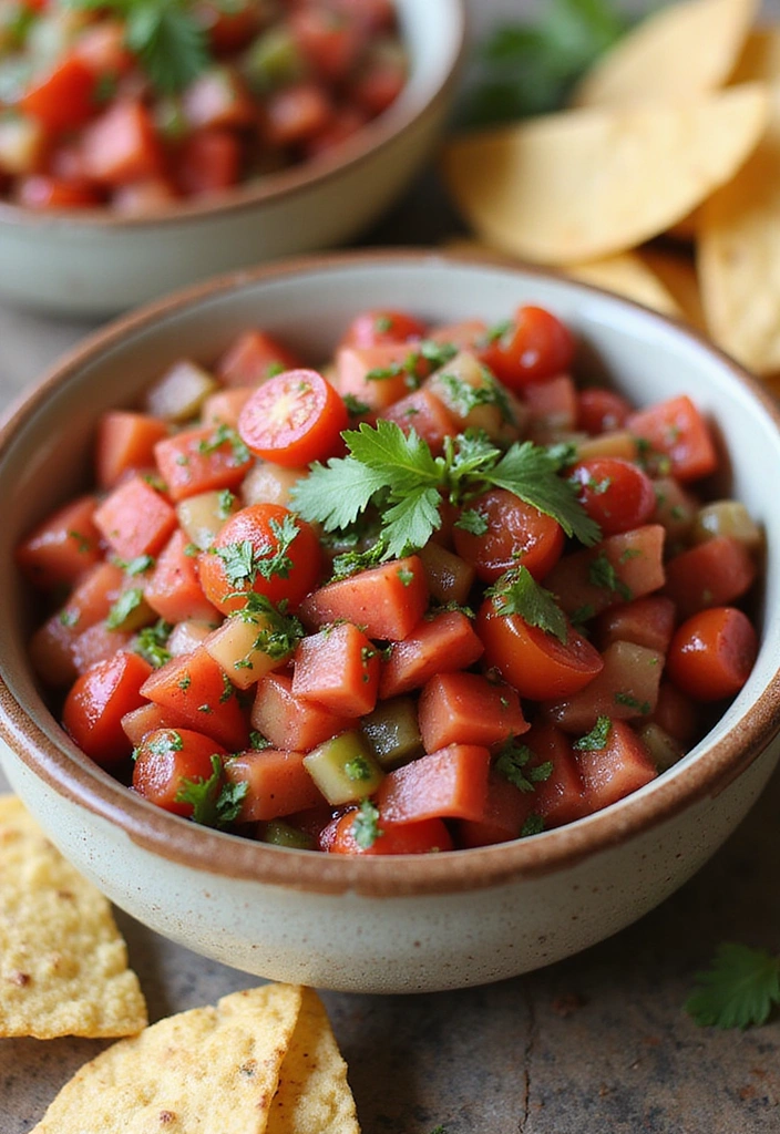12 Savory Rhubarb Recipes That Will Change Your Dinner Game Forever! - 2. Rhubarb Salsa