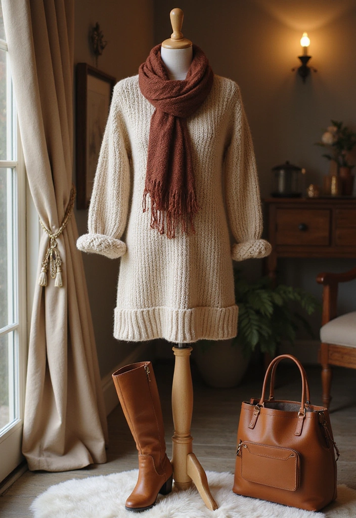 12 Comfy Date Night Outfits That Will Impress Your Partner (#3 Will Steal the Show!) - 2. The Chic Sweater Dress