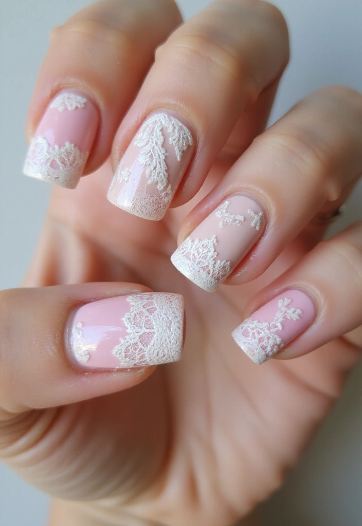 20 Stunning French Tip Nails Ideas That Will Leave You Breathless (Wait Until You See #8!) - 17. Vintage Vibes