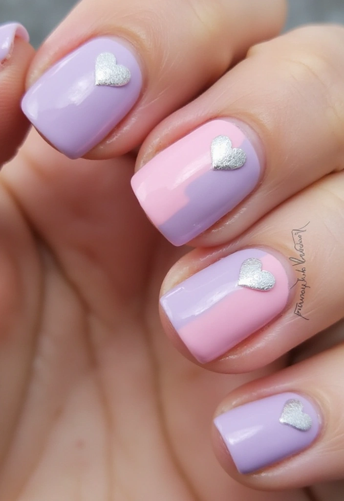25 Gorgeous Seasonal French Nail Designs That Will Wow at Every Occasion! - 8. Sweetheart Romance