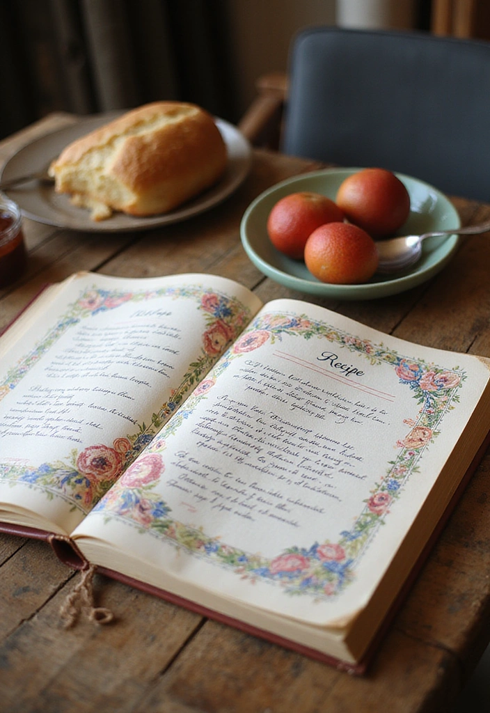 14 Unexpected Fader Day Surprises That Will Blow Their Mind! - 6. Handwritten Recipe Book