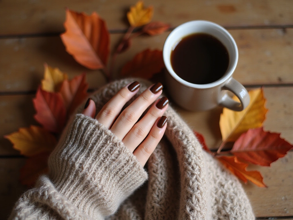 20 Eye-Catching Summer Nail Colors for 2025 That Will Turn Heads (You Won't Believe #12!) - 19. Chocolate Brown