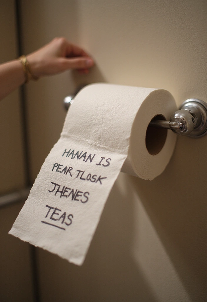 25 Hilariously Unique White Elephant Gifts That'll Steal the Show (You'll Be Laughing at #12!) - 25. Talking Toilet Paper